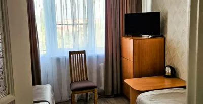 2-местный номер Комфорт в 1 корпусе санатория «Виктория» в г. Ессентуки - фотография